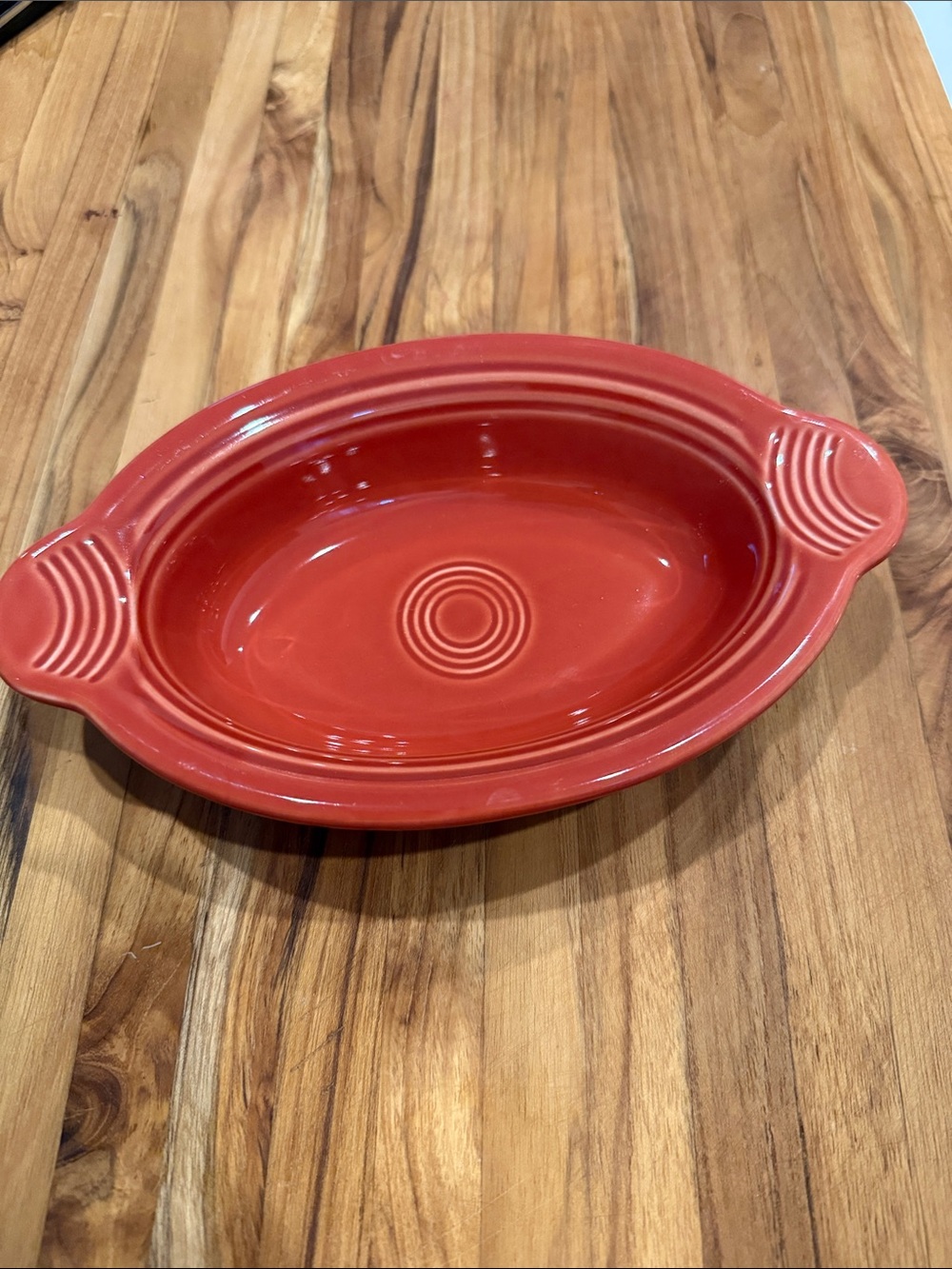 Fiestaware Paprika Individual Casserole - RETIRED color